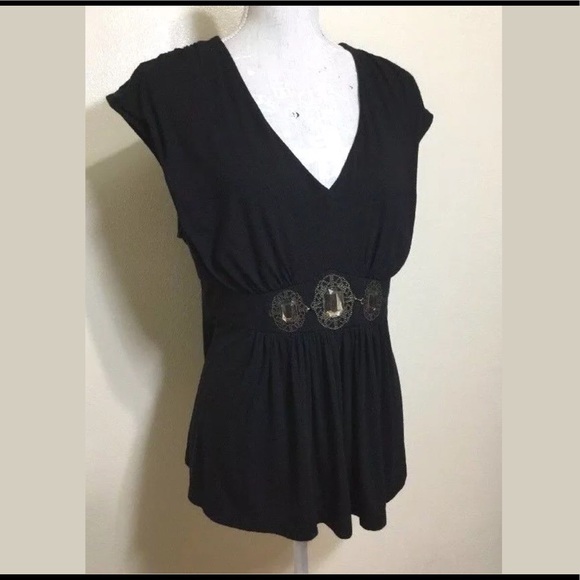 🔴Jewel Front Sleeveless Summer Top - Picture 3 of 6